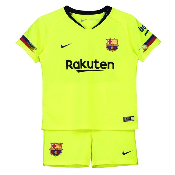 Maillot Football Barcelone Exterieur Enfant 2018-19 Vert